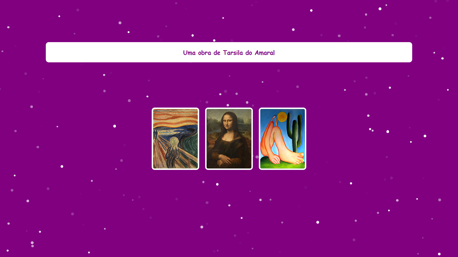 Obras de Tarsila do Amaral
